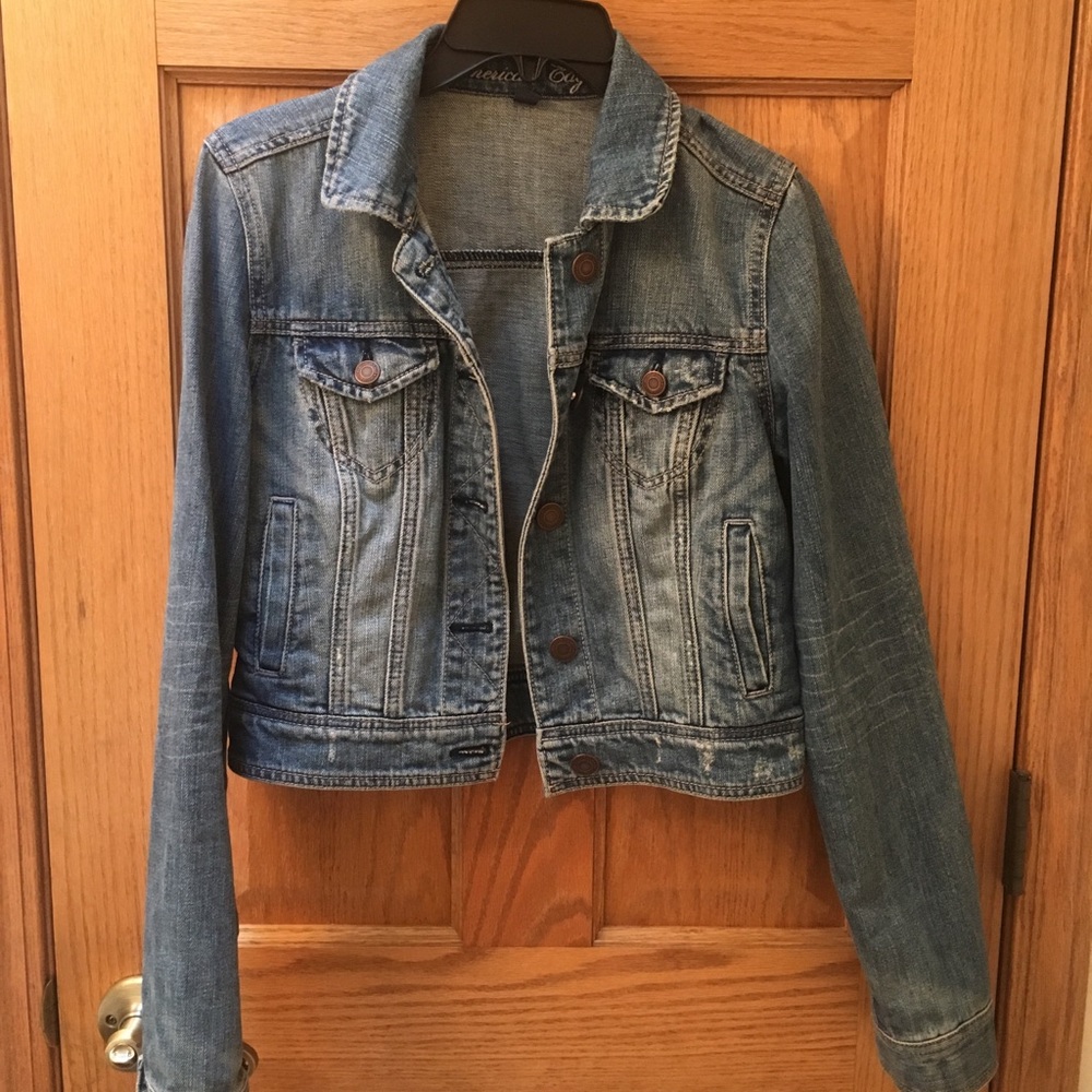 American Eagle Light Denim Jacket - image 1